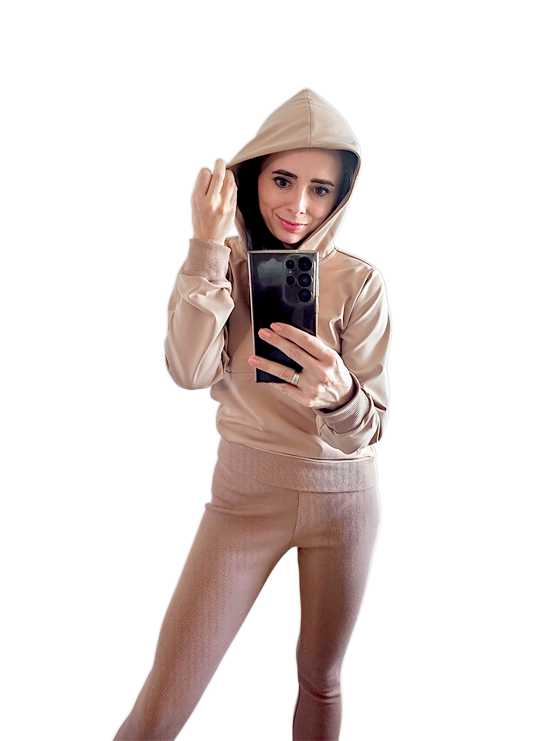 Bluza kangurek karmelova - obrazek 2