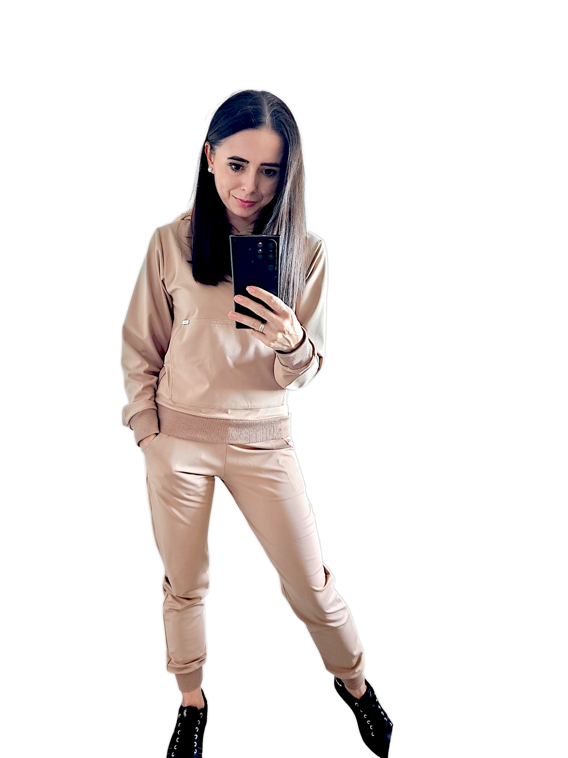 Bluza kangurek karmelova - obrazek 4