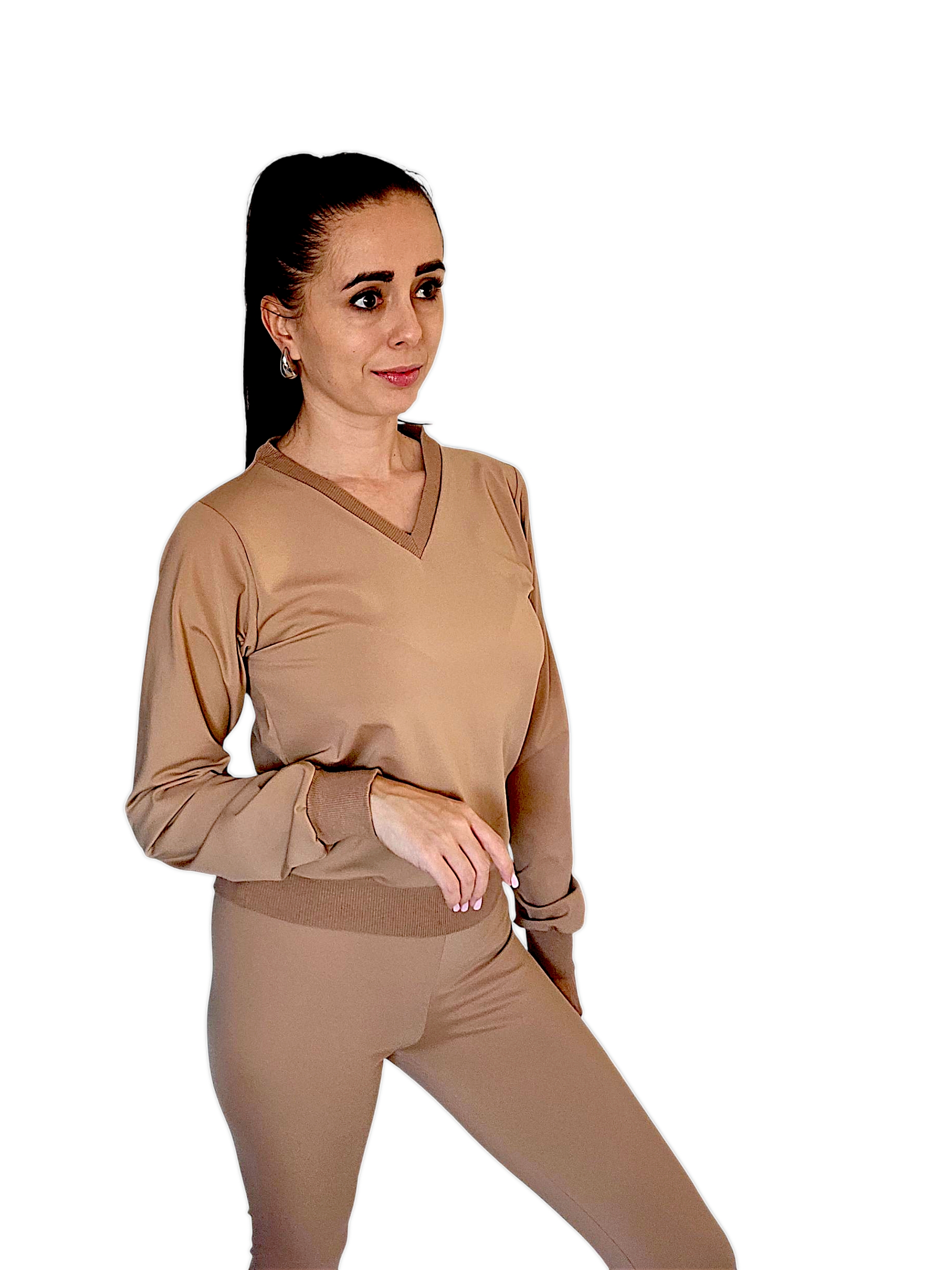 Bluza v karmelowa