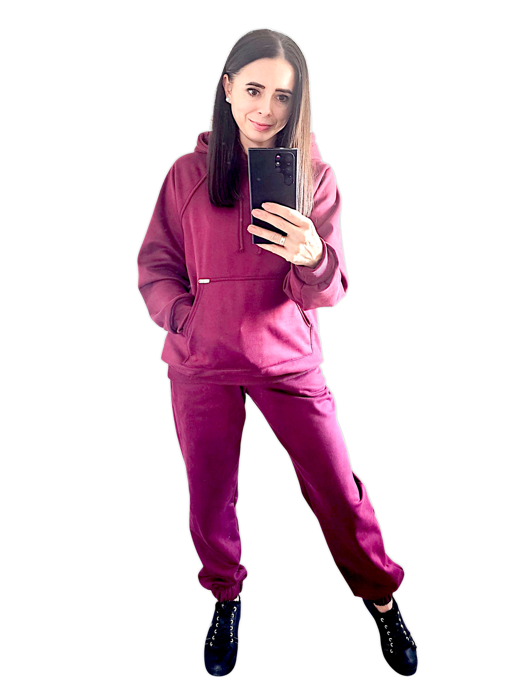 Bluza burgund