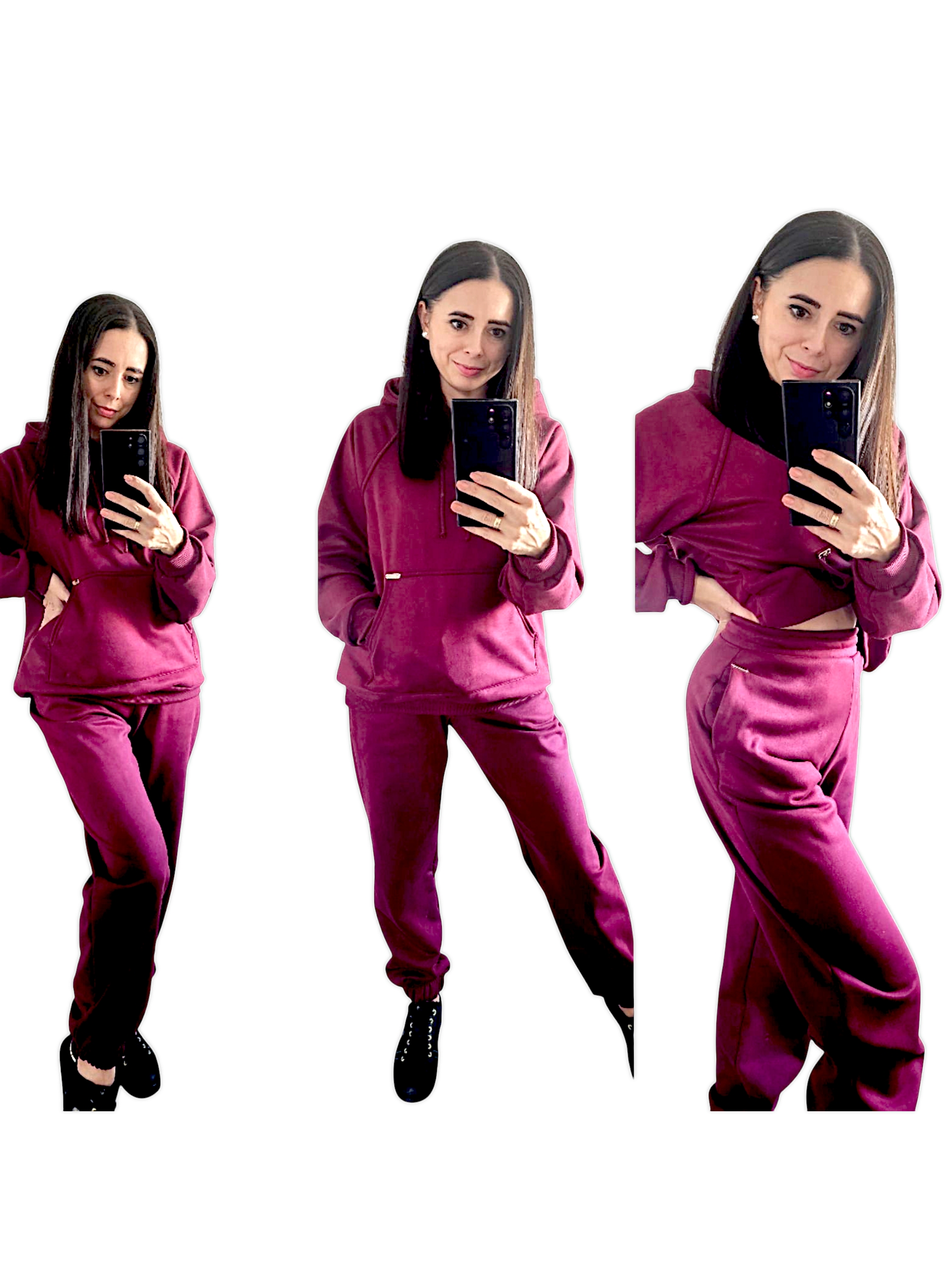 Bluza burgund - obrazek 4